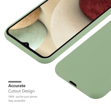 Skal Samsung Galaxy A12 / M12 Fodral Case (Grön)