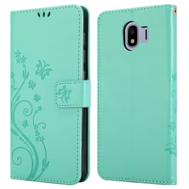 Samsung Galaxy J4 2018 Plånboksfodral Skal (Turkos)