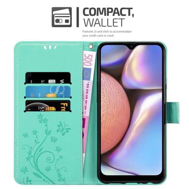 Samsung Galaxy A10s / M01s Plånboksfodral Skal (Turkos)