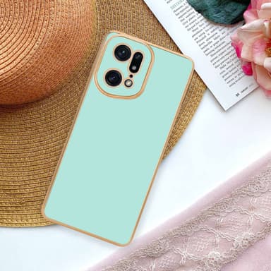 Oppo FIND X5 PRO Skal Fodral Case (Grön)