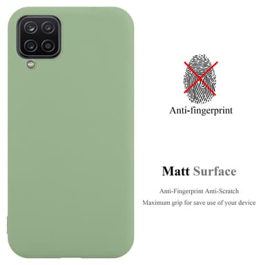Skal Samsung Galaxy A12 / M12 Fodral Case (Grön)