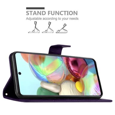 Samsung Galaxy A71 4G Plånboksfodral Skal (Lila)