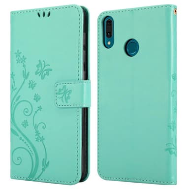 Huawei Y9 2019 Plånboksfodral Skal (Turkos)