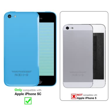 iPhone 5C Plånboksfodral Skal (Grå)