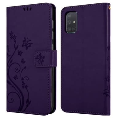 Samsung Galaxy A71 4G Plånboksfodral Skal (Lila)