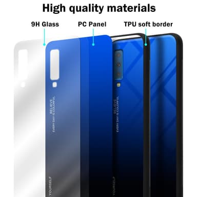 Samsung Galaxy A7 2018 Skal Fodral Case (Svart)