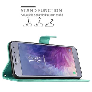 Samsung Galaxy J4 2018 Plånboksfodral Skal (Turkos)