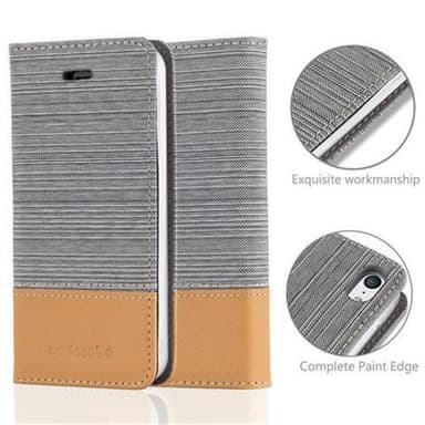 iPhone 5C Plånboksfodral Skal (Grå)