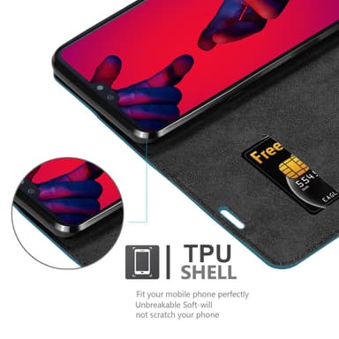 Huawei P20 PRO / P20 PLUS Skal Fodral Case (Turkos)