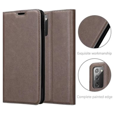 Samsung Galaxy NOTE 20 Skal Fodral Case (Brun)