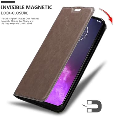 Motorola ONE PRO / ONE ZOOM Skal Fodral Case (Brun)
