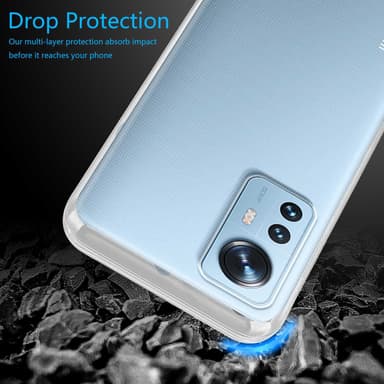 Xiaomi 12 / 12X Skal Fodral Case (Transparent)