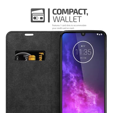 Motorola ONE PRO / ONE ZOOM Skal Fodral Case (Brun)