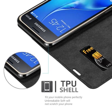 Samsung Galaxy J1 MINI Skal Fodral Case (Svart)