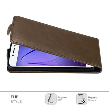 Honor 6A Flipfodral Skal (Brun)
