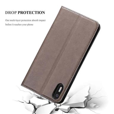 BQ Aquaris X5 Skal Fodral Case (Brun)