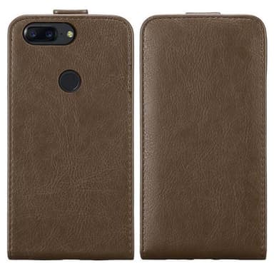 OnePlus 5T Flipfodral Skal (Brun)