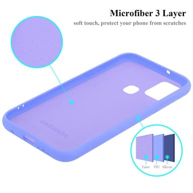 Samsung Galaxy A21s Skal Fodral Case (Lila)