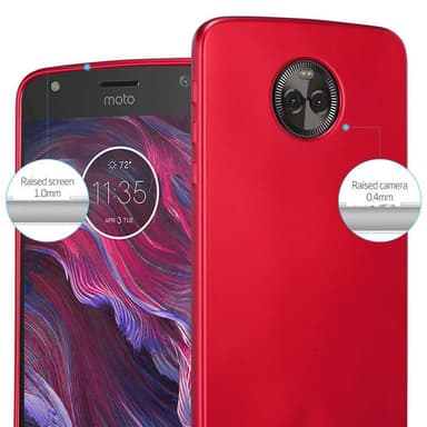 Skal Motorola MOTO Z Fodral Case (Röd)