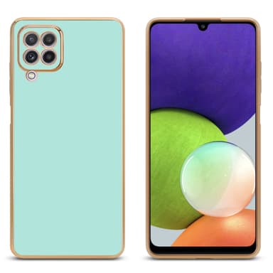 Samsung Galaxy A22 4G Skal Fodral Case (Grön)