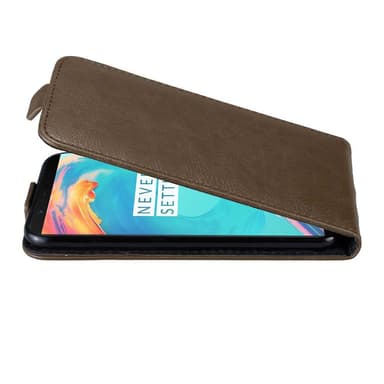 OnePlus 5T Flipfodral Skal (Brun)