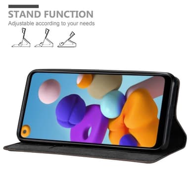 Samsung Galaxy A21 Skal Fodral Case (Brun)