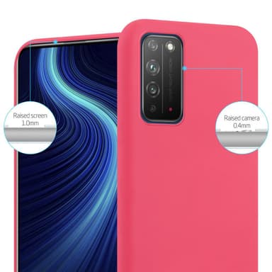 Skal Honor X10 Fodral Case (Röd)