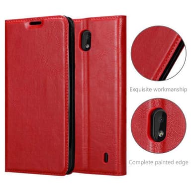 Nokia 1 PLUS Skal Fodral Case (Röd)