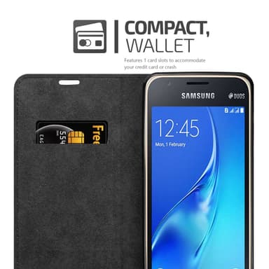 Samsung Galaxy J1 MINI Skal Fodral Case (Svart)