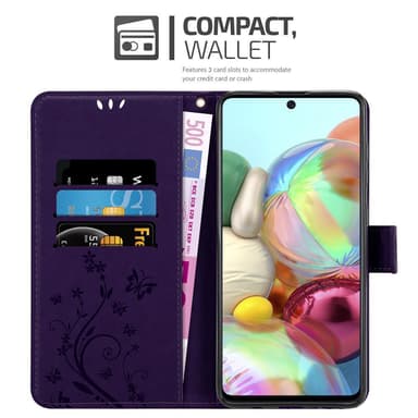 Samsung Galaxy A71 4G Plånboksfodral Skal (Lila)