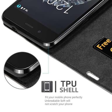 BQ Aquaris X5 Skal Fodral Case (Brun)