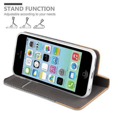 iPhone 5C Plånboksfodral Skal (Grå)