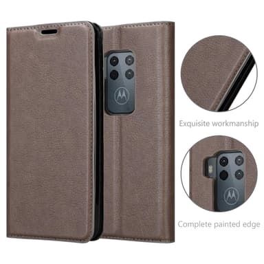 Motorola ONE PRO / ONE ZOOM Skal Fodral Case (Brun)