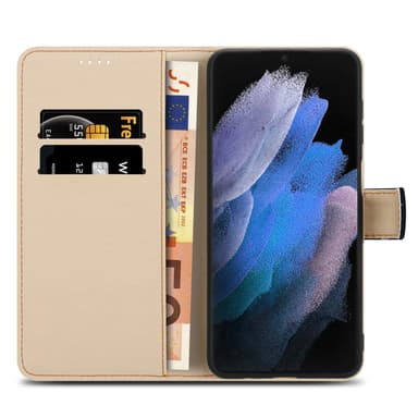 Samsung Galaxy S21 ULTRA Plånboksfodral Skal (Svart)