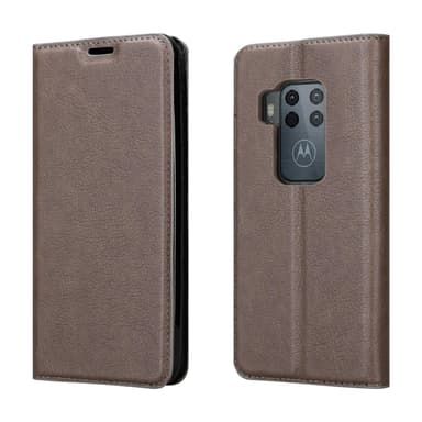Motorola ONE PRO / ONE ZOOM Skal Fodral Case (Brun)
