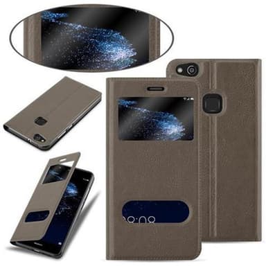 Huawei P10 LITE Plånboksfodral Skal (Brun)