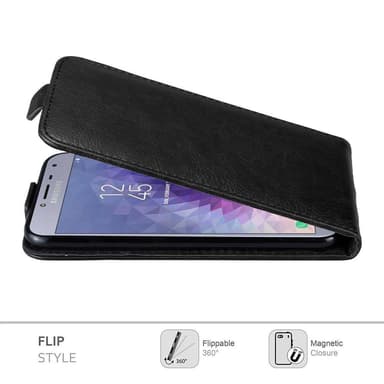 Samsung Galaxy J4 2018 Flipfodral Skal (Svart)