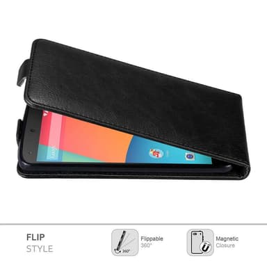 LG Google NEXUS 5 Flipfodral Skal (Svart)