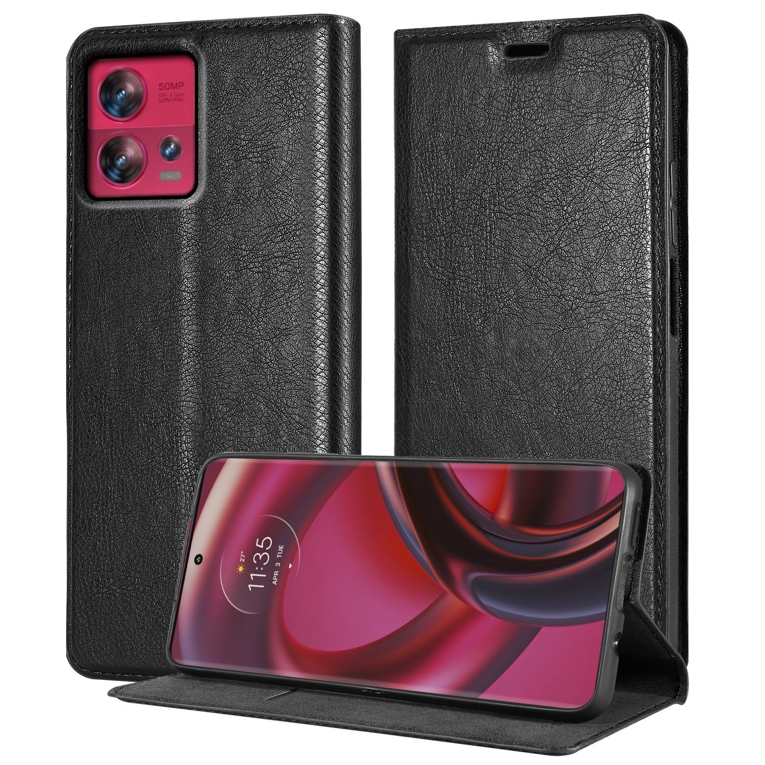 Motorola EDGE 30 FUSION Skal Fodral Case (Svart)