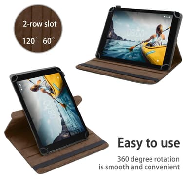 Medion LifeTab P10610 Skal Fodral Case (Brun)
