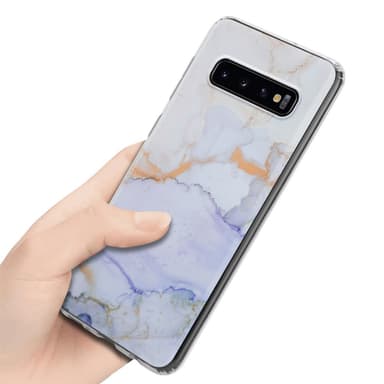 Samsung Galaxy S10 4G Plånboksfodral Skal (Vit)