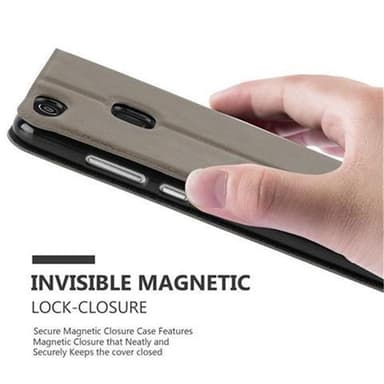 Huawei P10 LITE Plånboksfodral Skal (Brun)