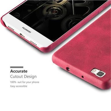 Huawei P8 LITE 2015 Skal Fodral Case (Röd)