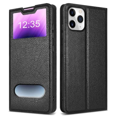 iPhone 11 PRO Plånboksfodral Skal (Svart)