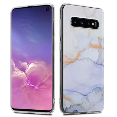 Samsung Galaxy S10 4G Plånboksfodral Skal (Vit)