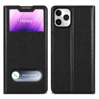 iPhone 11 PRO Plånboksfodral Skal (Svart)