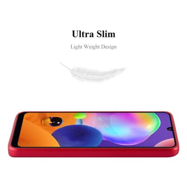 Skal Samsung Galaxy A31 Fodral Case (Röd)