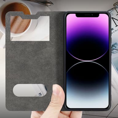 iPhone 11 PRO Plånboksfodral Skal (Svart)