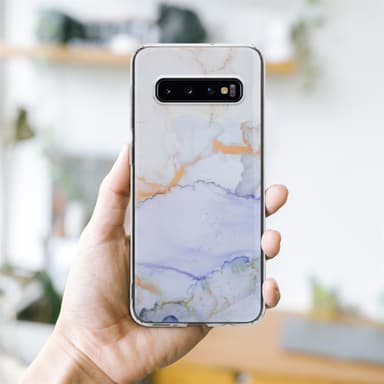 Samsung Galaxy S10 4G Plånboksfodral Skal (Vit)