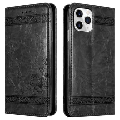 iPhone 11 PRO Plånboksfodral Skal (Svart)